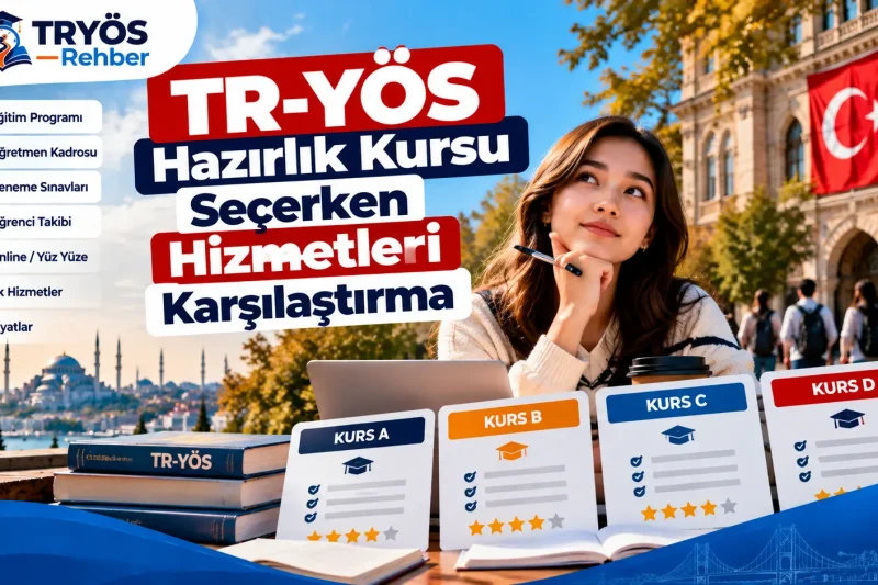 TR-YÖS Hazırlık Kursu Seçerken Hizmetleri Karşılaştırma